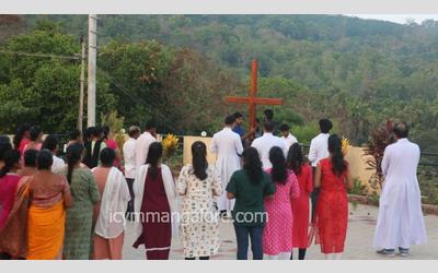 ICYM Delanthabettu Unit along with ICYM Vittal Deanery Conducted Taize Prayer