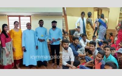 ICYM Mangalore Diocesan Director and President celebrate their birthdays at 'Daya Special Children Day Care Centre' , Belthangady
