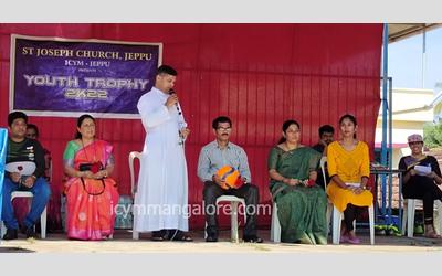 ICYM Jeppu organised 'Youth Trophy 2k22' Diocese level Football tournament